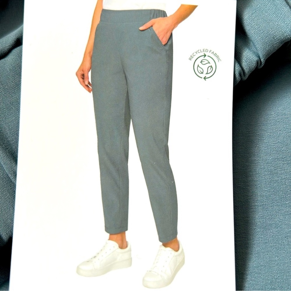 Modern Ambition Women’s High Rise Travel Pants Elastic Waistband